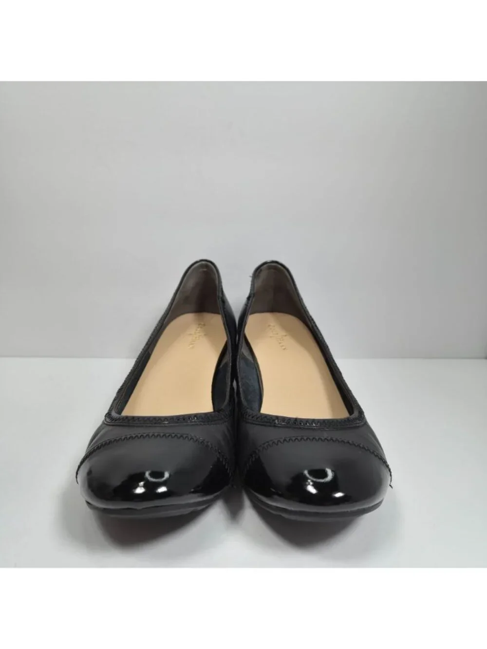 Cole Haan Women's Black Leather Wedge Slip On Pumps D38134 US Size 8B